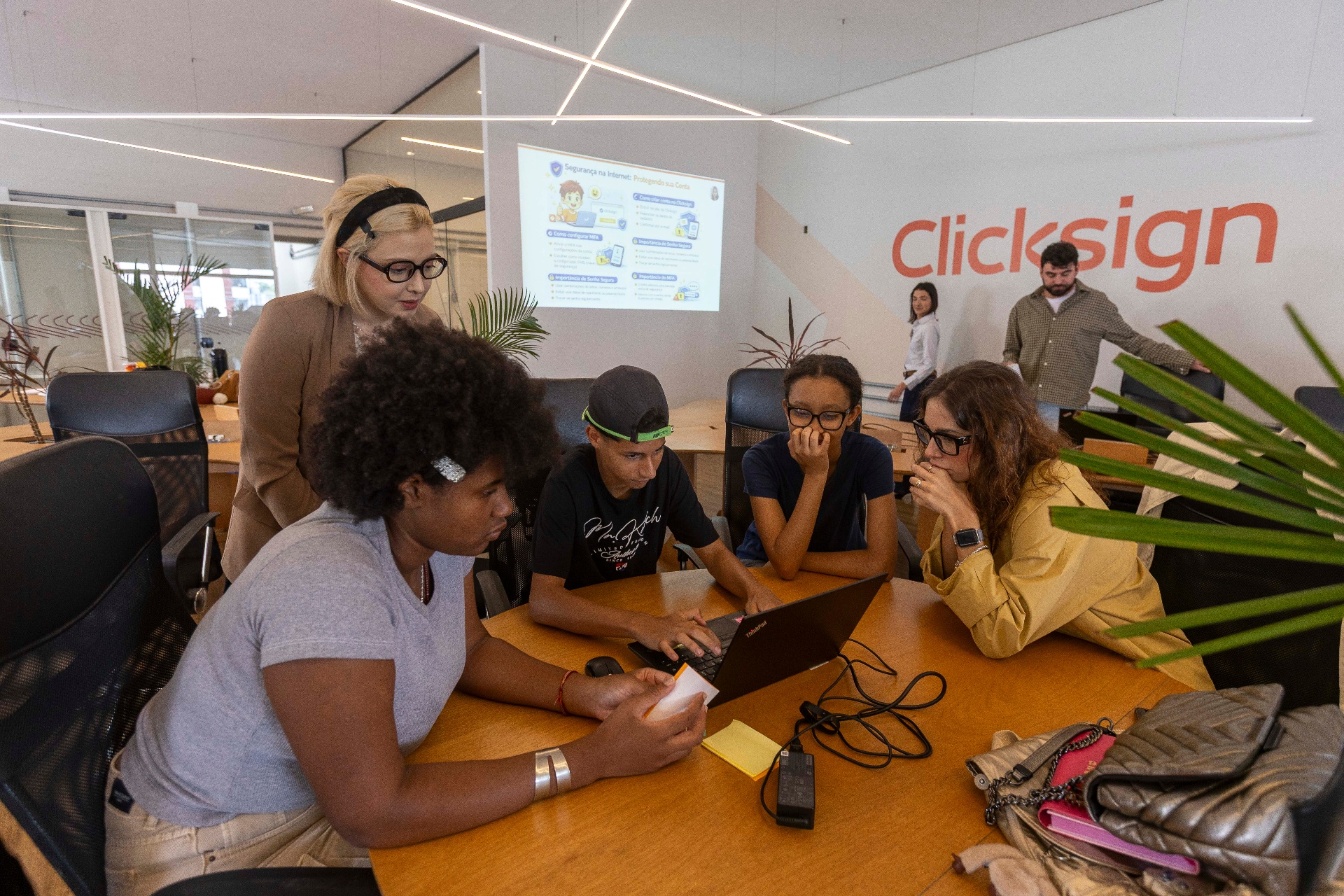 Jovens do Juntos pelo Capão em vivência na Clicksign